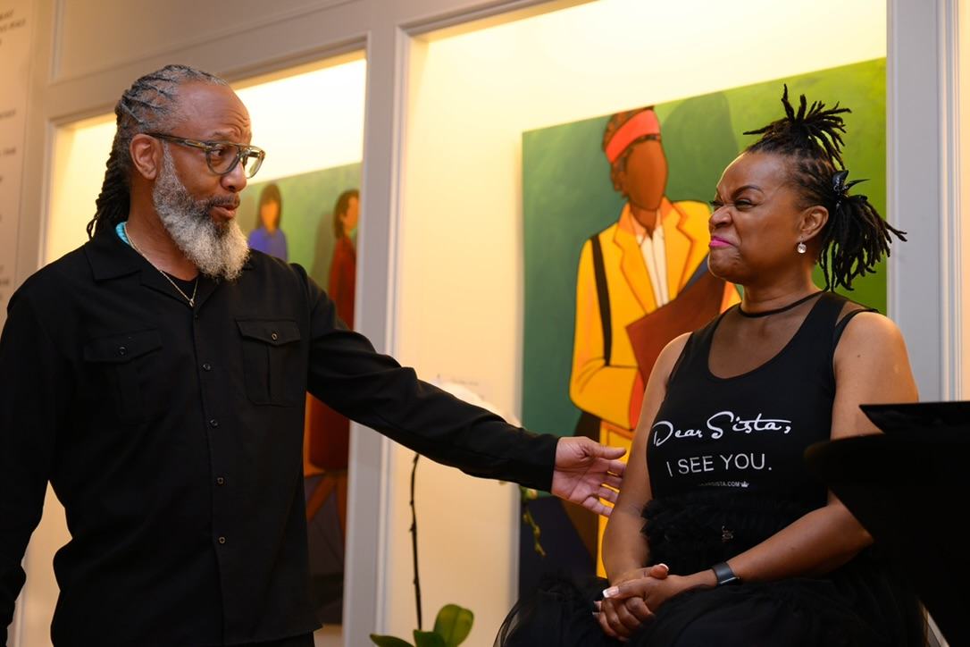 Heru TchaasAmen in conversation with Veronica Very at WOW Gallery